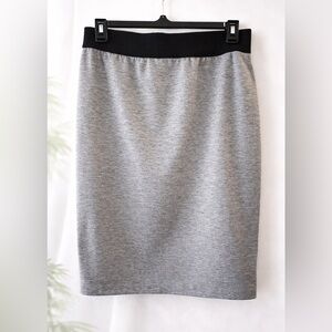 LOB Elegant Gray Women's Skirt